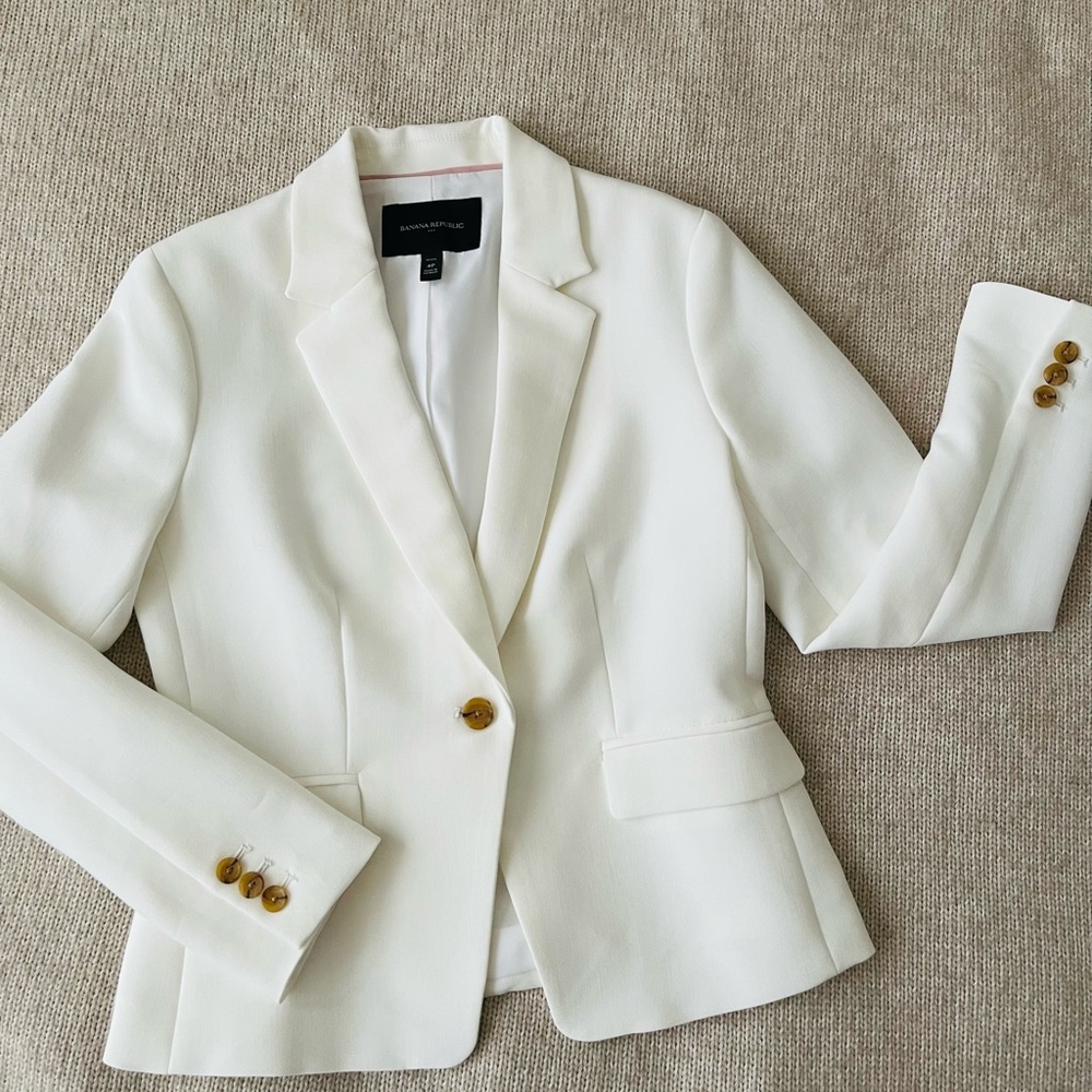 Off white blazer